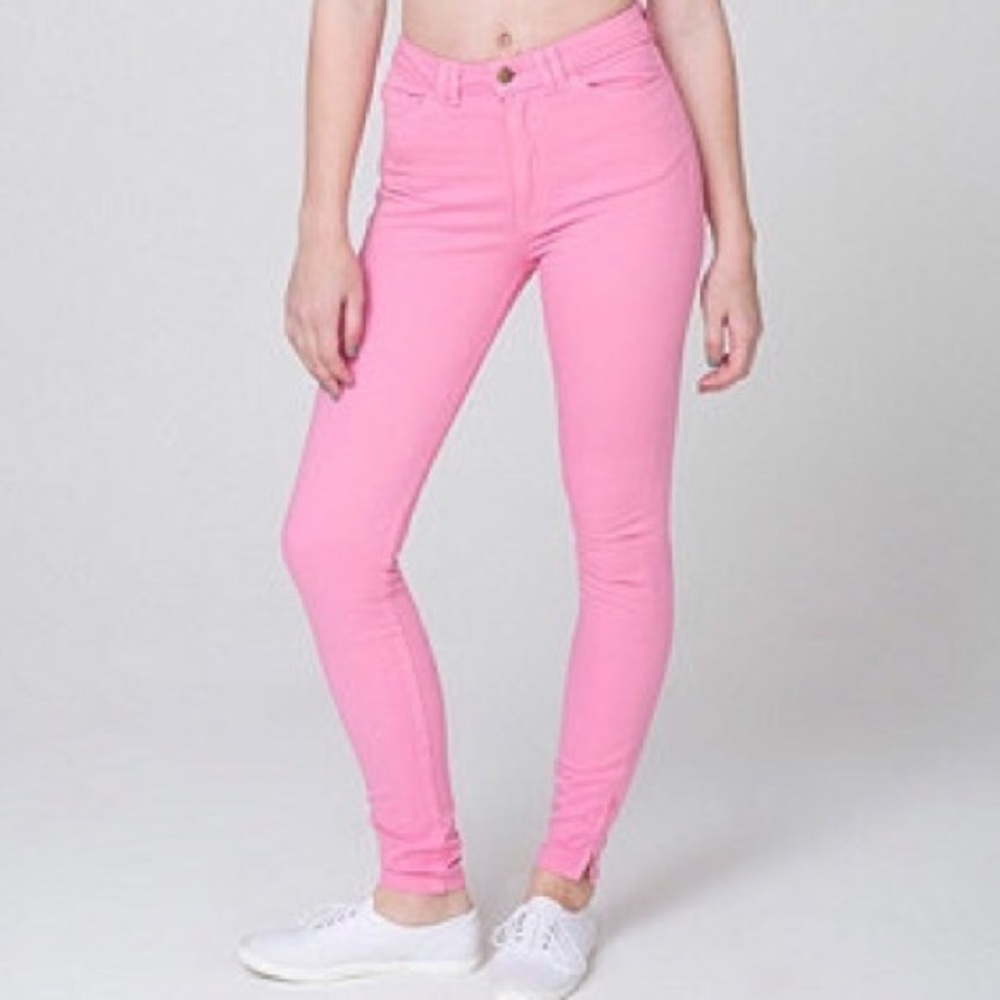 American Apparel High Waisted Jeans